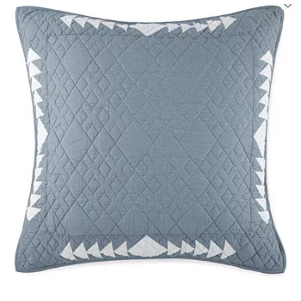 Linden Street Coventry Euro Sham Blue 27 x 27 inch Light Indigo